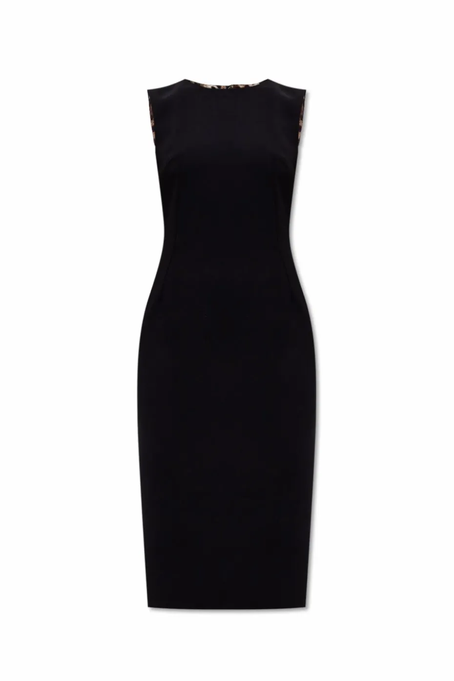 Dolce & Gabbana BLACK Wool sleeveless dress