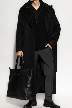 Dolce & Gabbana BLACK Wool sweater with wide collar