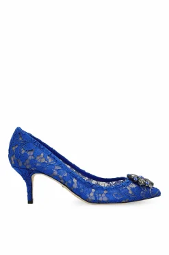 Dolce & Gabbana BLUE āBellucciā lace stiletto pumps
