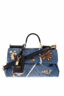 Dolce & Gabbana BLUE Handbag āSicily Largeā