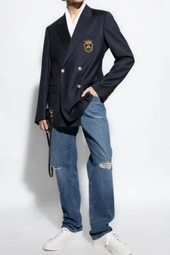 Dolce & Gabbana BLUE Jeans with vintage effect