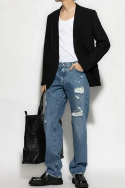 Dolce & Gabbana BLUE Jeans with vintage effect