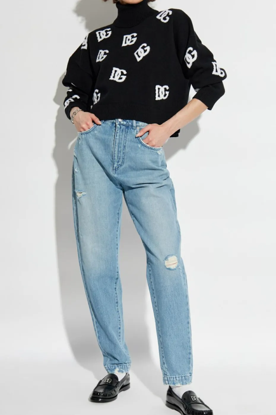Dolce & Gabbana BLUE Jeans with logo
