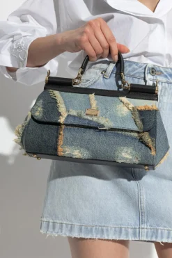 Dolce & Gabbana BLUE Shoulder bag Sicily Medium