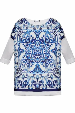 Dolce & Gabbana BLUE Silk blouse