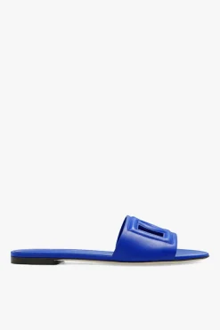 Dolce & Gabbana BLUE Slides with logo