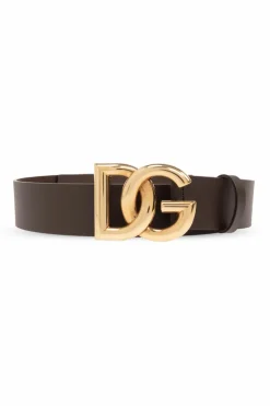 Dolce & Gabbana BROWN Belt with logo