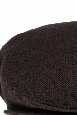 Dolce & Gabbana BROWN Flat cap with logo patch