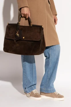 Dolce & Gabbana BROWN Handbag `My Sicily`