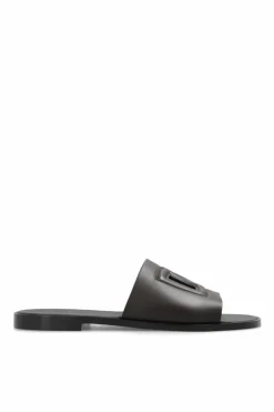 Dolce & Gabbana BROWN Leather slides