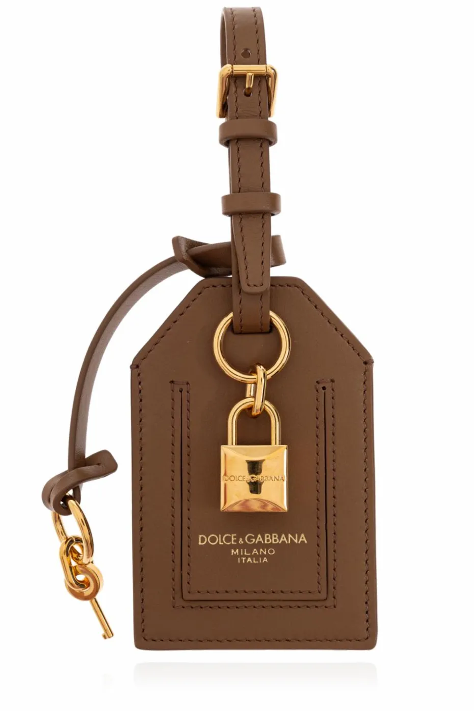 Dolce & Gabbana BROWN Leather pendant