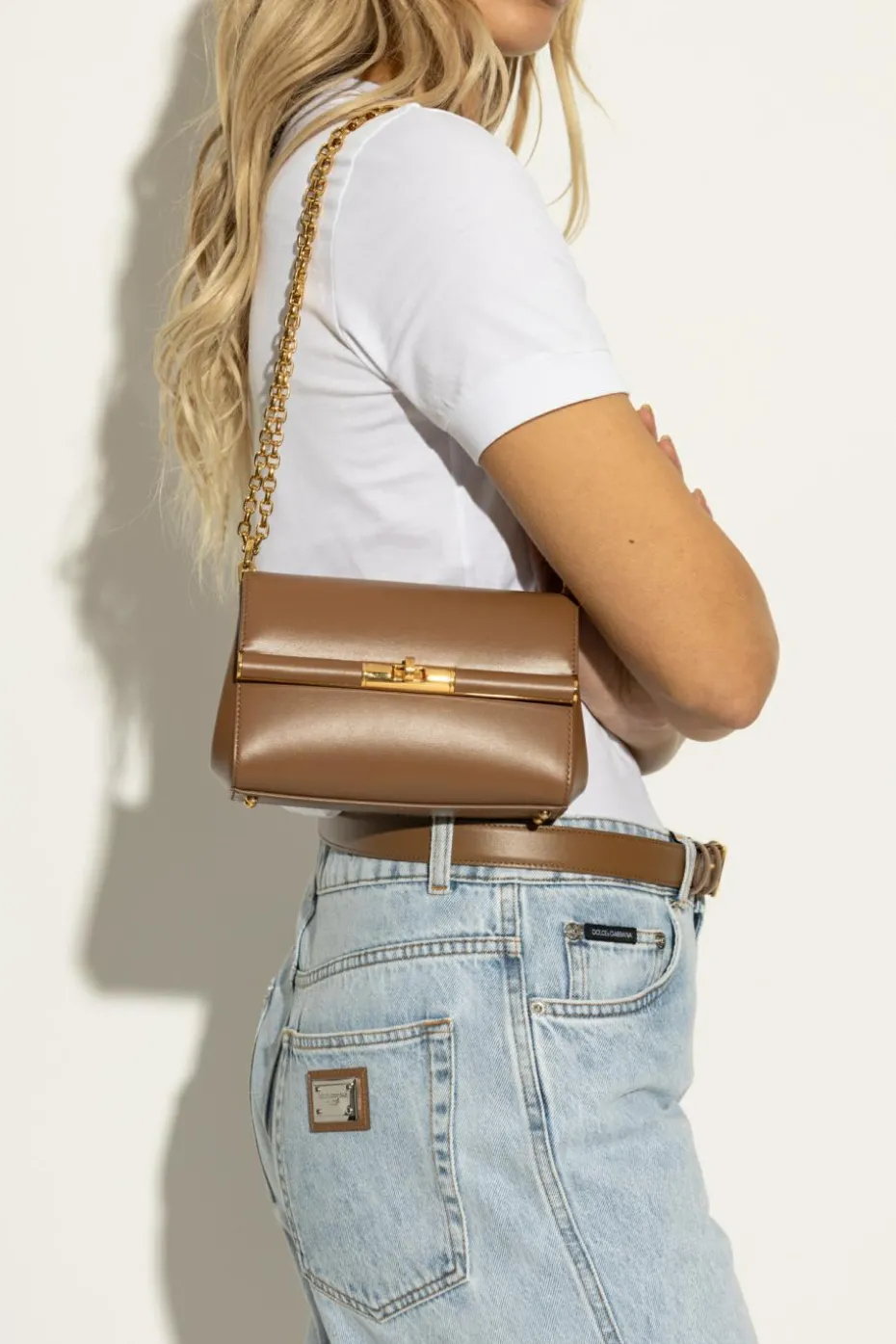 Dolce & Gabbana BROWN Shoulder bag ‘Marlene Mini’
