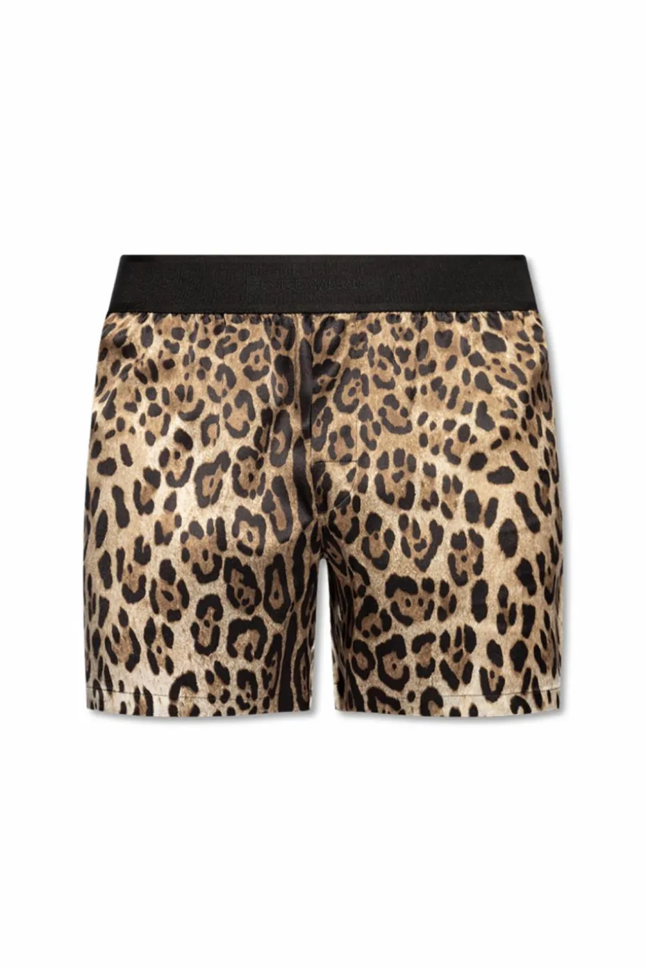 Dolce & Gabbana BROWN Silk shorts