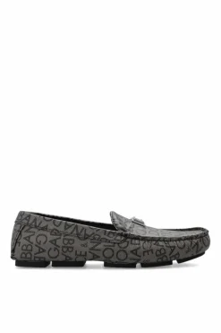 Dolce & Gabbana BROWN Slippers with logo