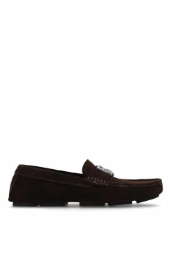Dolce & Gabbana BROWN Suede moccasins