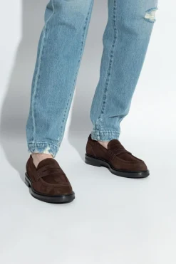 Dolce & Gabbana BROWN Suede shoes type loafers