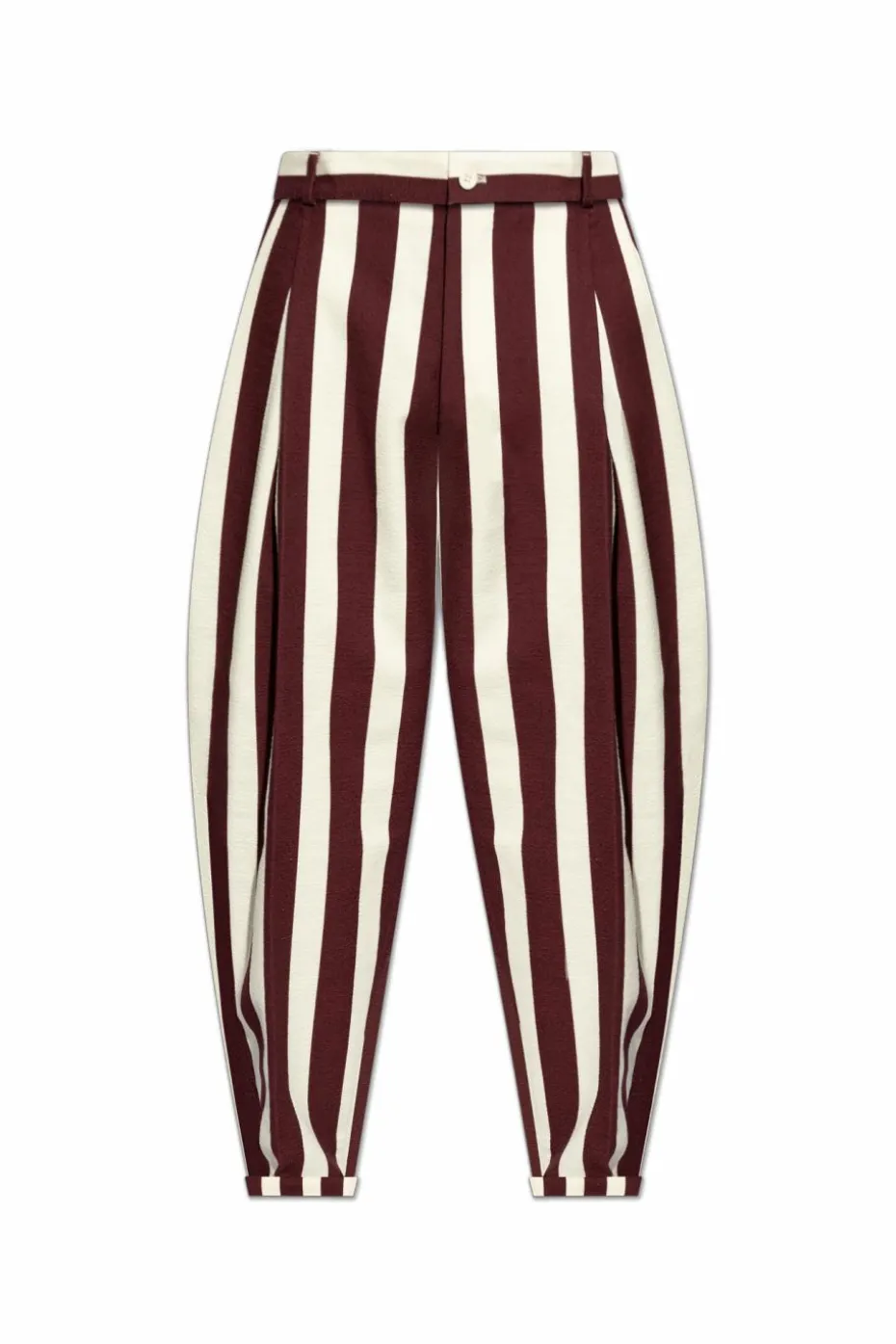 Dolce & Gabbana BURGUNDY Pants with stripe pattern