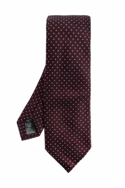 Dolce & Gabbana BURGUNDY Silk tie