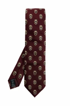 Dolce & Gabbana BURGUNDY Silk tie