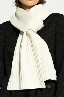 Dolce & Gabbana cream Cashmere scarf