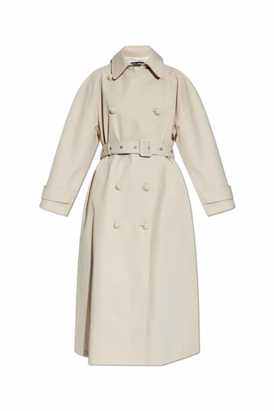 Dolce & Gabbana cream Double-breasted coat