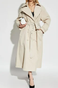 Dolce & Gabbana cream Double-breasted coat