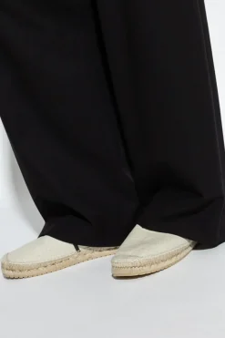 Dolce & Gabbana cream Espadrilles with embroidered logo