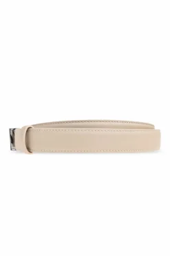 Dolce & Gabbana cream Leather belt