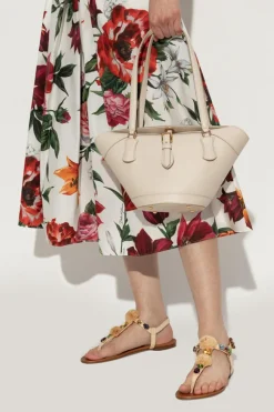 Dolce & Gabbana cream Leather shoulder bag