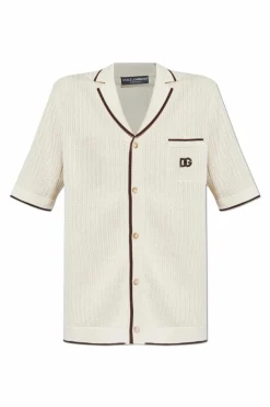 Dolce & Gabbana cream Short-sleeve shirt