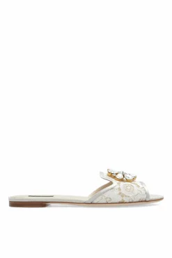 Dolce & Gabbana cream Slippers `Bianca`