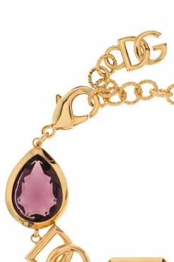 Dolce & Gabbana GOLD Bracelet with sparkling crystals