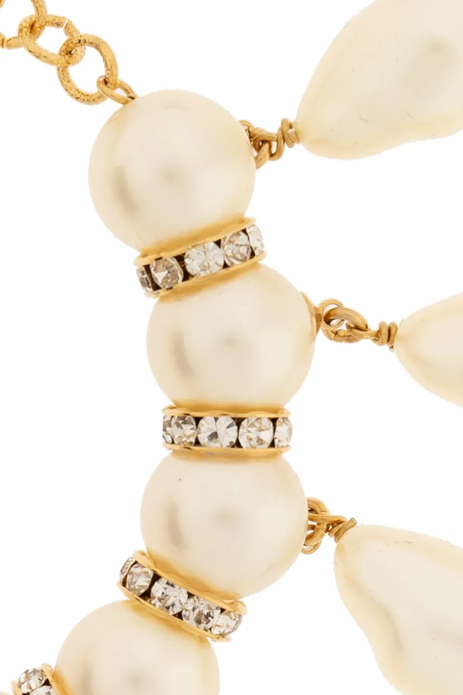 Dolce & Gabbana GOLD Bracelet with faux pearls