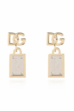 Dolce & Gabbana GOLD Brass clip-on earrings