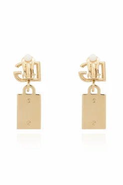 Dolce & Gabbana GOLD Brass clip-on earrings