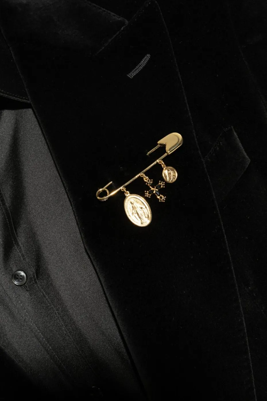 Dolce & Gabbana GOLD Brooch with charms