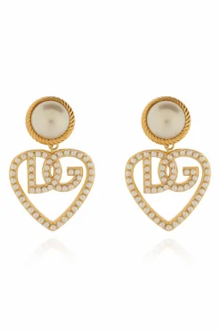 Dolce & Gabbana GOLD Clip-on earrings with pendants