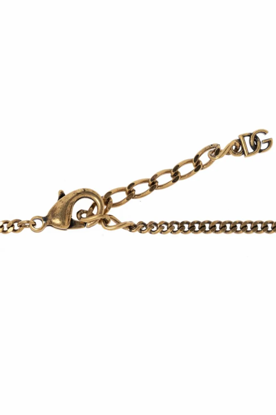 Dolce & Gabbana GOLD Necklace with logo-shaped pendant