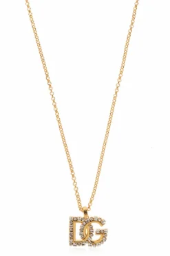 Dolce & Gabbana GOLD Necklace with logo-shaped pendant