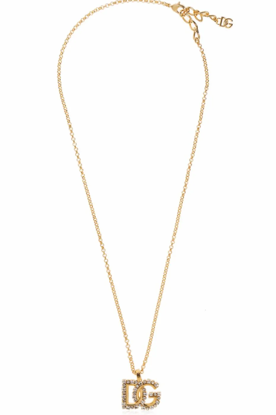 Dolce & Gabbana GOLD Necklace with logo-shaped pendant