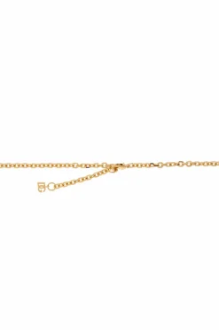 Dolce & Gabbana GOLD Necklace with a pendant engraved with a logo