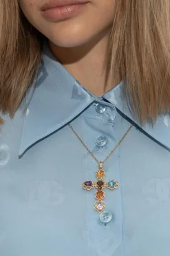 Dolce & Gabbana GOLD Necklace with gemstones
