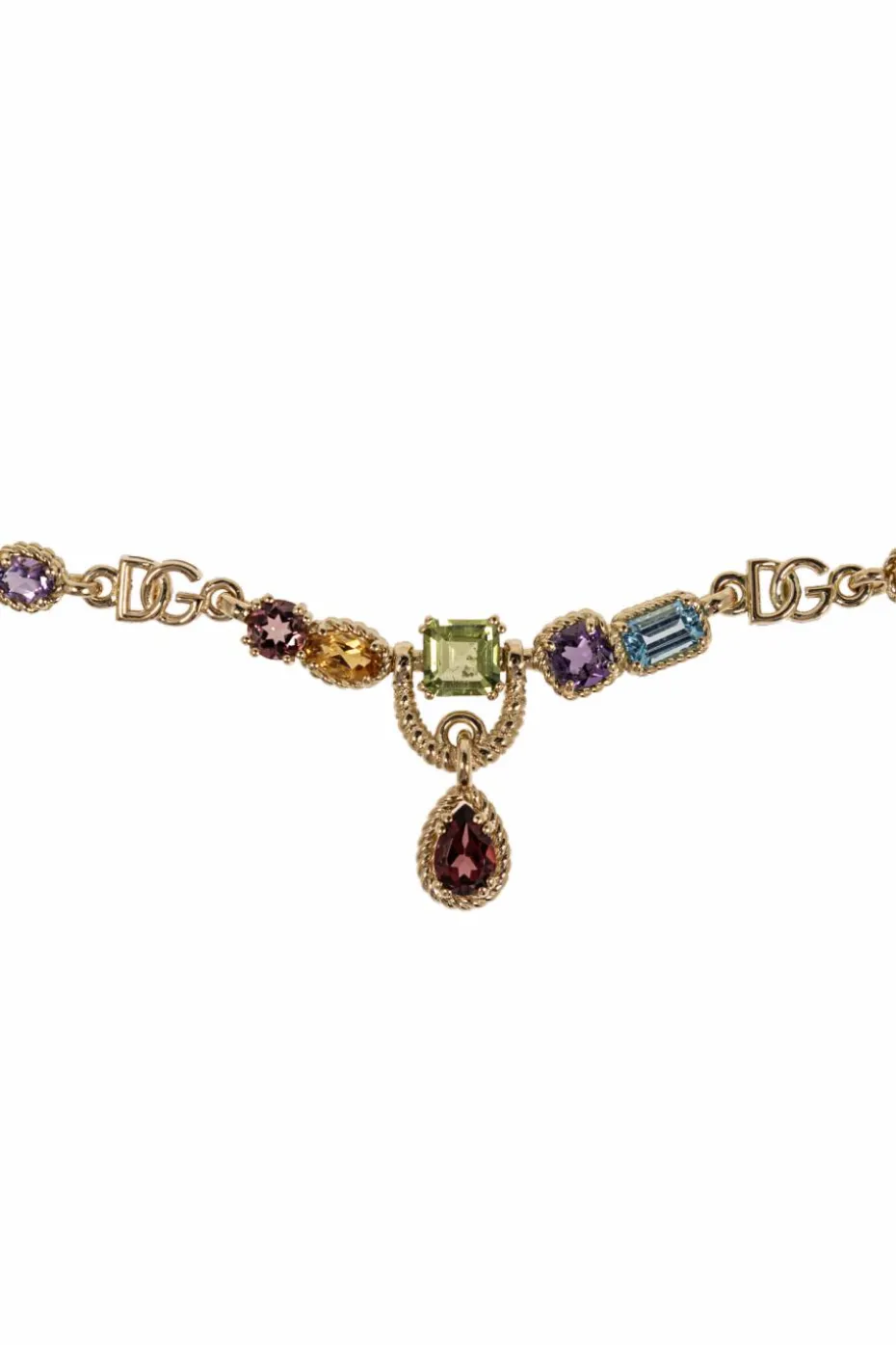 Dolce & Gabbana GOLD Necklace with gemstones