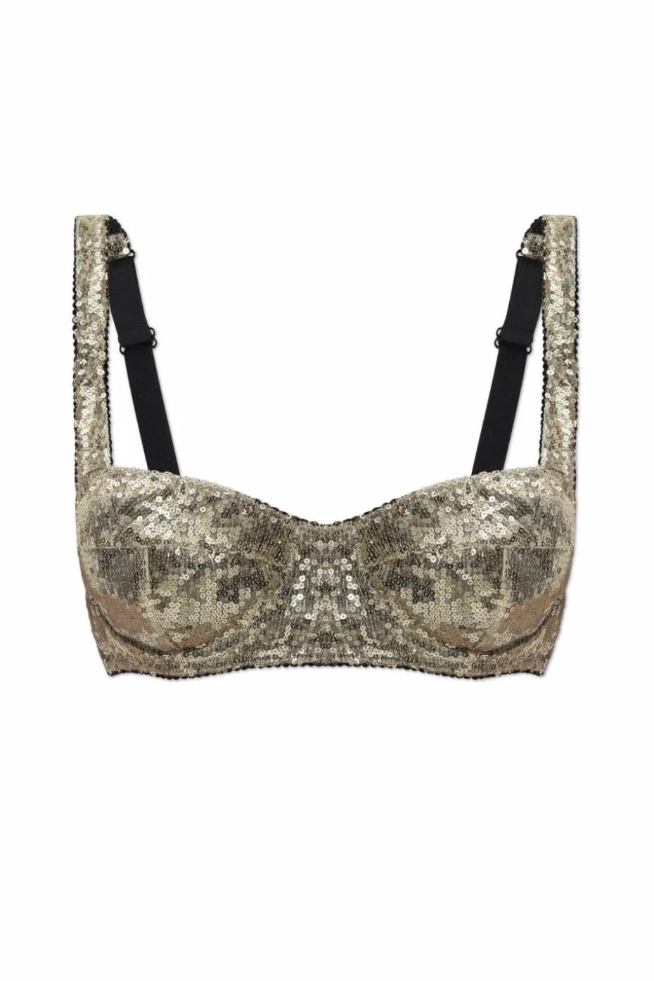 Dolce & Gabbana GOLD Sequin Bra
