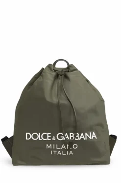 Dolce & Gabbana GREEN Backpack with logo