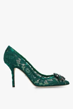 Dolce & Gabbana GREEN āBellucciā stiletto pumps