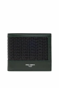 Dolce & Gabbana GREEN Leather wallet with logo