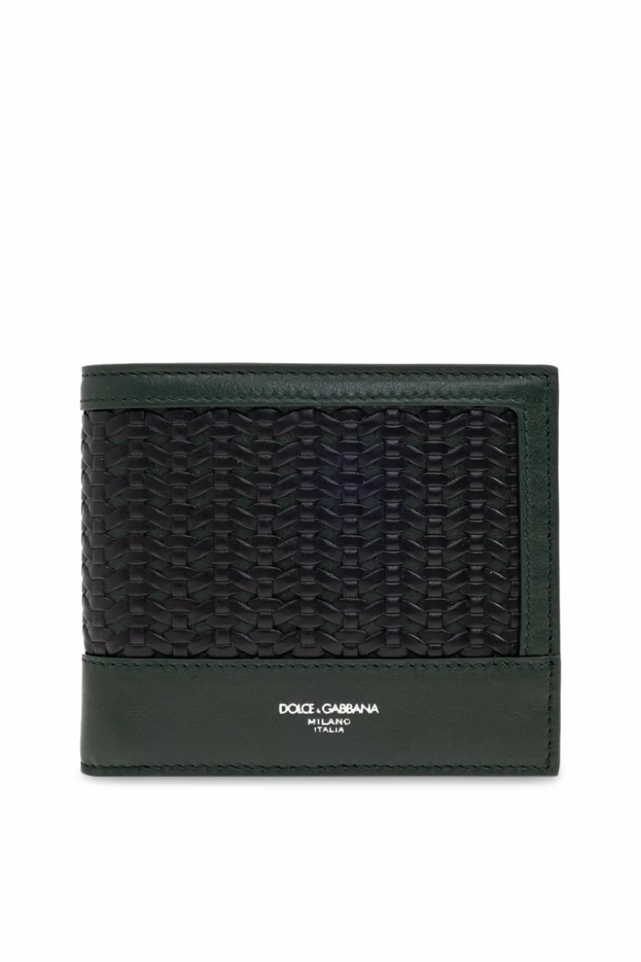 Dolce & Gabbana GREEN Leather wallet with logo