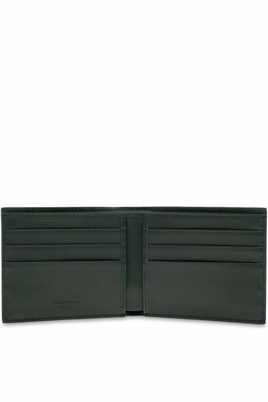 Dolce & Gabbana GREEN Leather wallet with logo