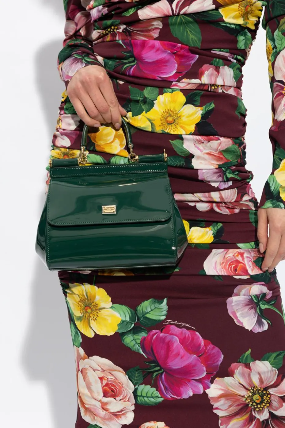 Dolce & Gabbana GREEN ‘Sicily Medium’ shoulder bag